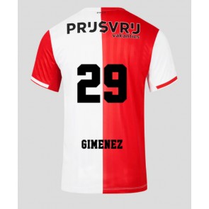 Feyenoord Santiago Gimenez #29 Replika Hjemmebanetrøje 2023-24 Kortærmet